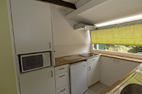 Küche im Ferienhaus G12